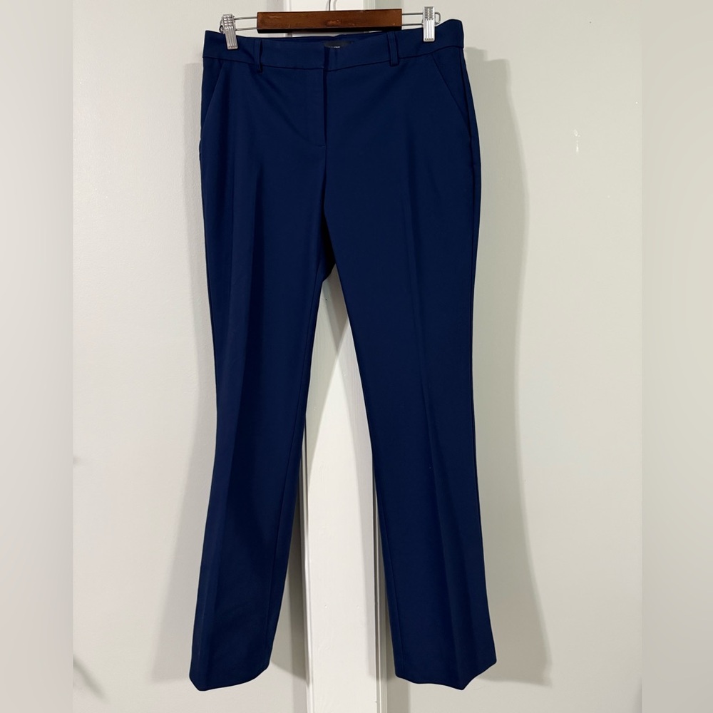 Express Deep Blue Columnist Barely Boot Women's Trousers, 10R